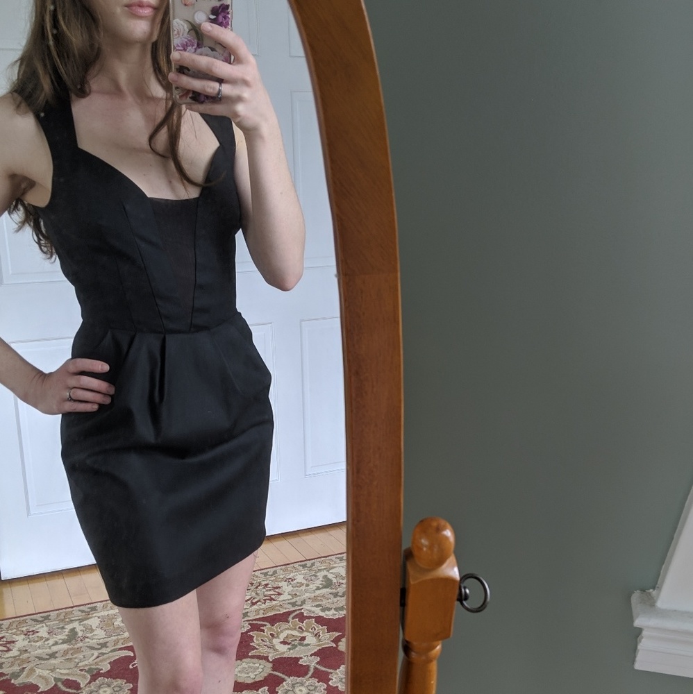 Bebe little black dress